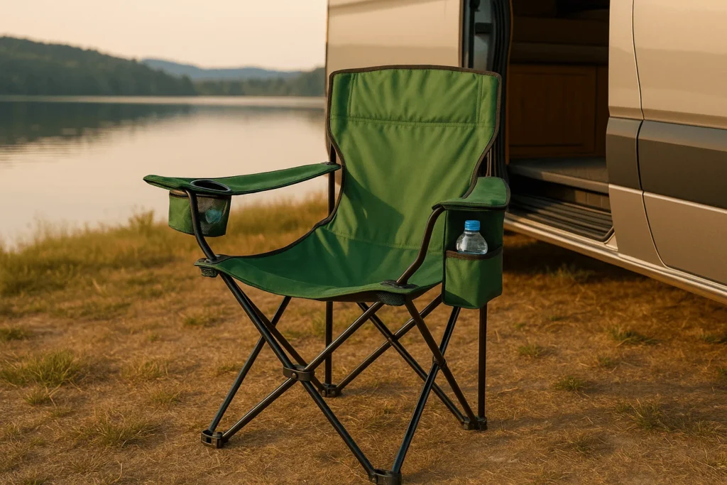 Silla camper con enfriador